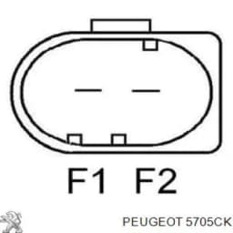 5705CK PEUGEOT Alternador original y equivalente