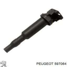 597064 PEUGEOT Bobina original y equivalente