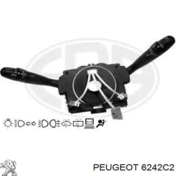 6242C2 PEUGEOT Conmutador columna dirección original y equivalente