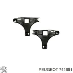 741691 PEUGEOT Soporte de parachoques trasero original y equivalente