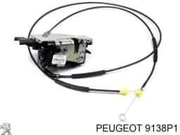 9138P1 PEUGEOT Cerradura de puerta corrediza lateral puerta corrediza original y equivalente
