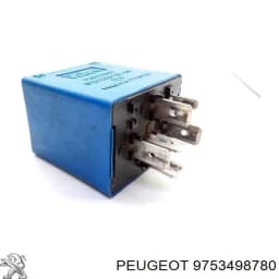 9753498780 PEUGEOT Relé de intermitencia del limpiaparabrisas original y equivalente