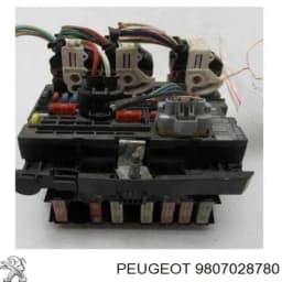 9807028780 PEUGEOT Caja de fusibles original y equivalente