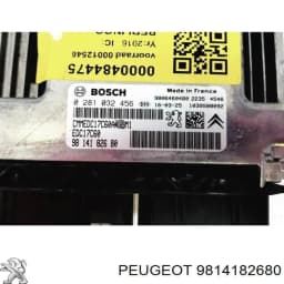 9814182680 PEUGEOT Módulo de control del motor (ECU) original y equivalente