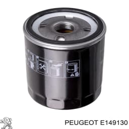 E149130 PEUGEOT Filtro de aceite original y equivalente