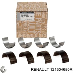 121504680R RENAULT Cojinetes de biela original y equivalente