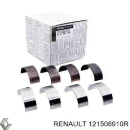 121508910R RENAULT Cojinetes de biela original y equivalente