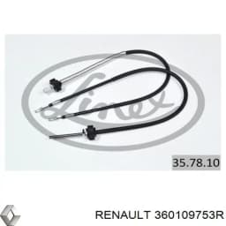 360109753R RENAULT Módulo del freno de estacionamiento electromecánico original y equivalente