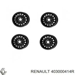 403000414R RENAULT Llantas de acero (Estampado) original y equivalente
