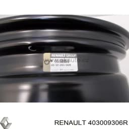403009306R RENAULT Llantas de acero (Estampado) original y equivalente