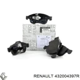 432004397R RENAULT Freno de tambor trasero original y equivalente