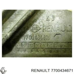 7700434671 RENAULT Soporte para taco de motor izquierdo original y equivalente