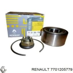 7701205779 RENAULT Cojinete de rueda delantero original y equivalente