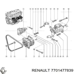 310988752R RENAULT Respiradero de la caja de cambios original y equivalente