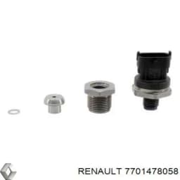 7701478058 RENAULT Sensor de presión de combustible original y equivalente