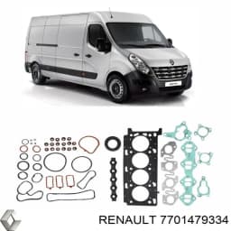 7701479334 RENAULT Juego de juntas de motor, completo, superior original y equivalente