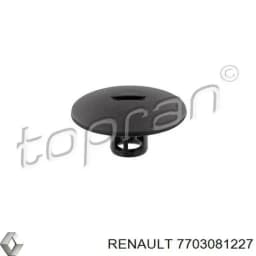 7703081227 RENAULT Clips de fijación, faldilla guardabarro original y equivalente