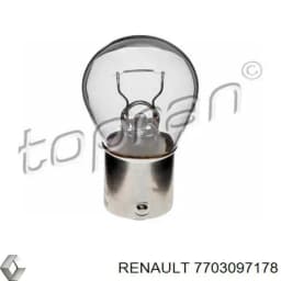 7703097178 RENAULT Bombilla original y equivalente