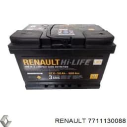 7711130088 RENAULT Batería original y equivalente