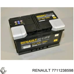 7711238598 RENAULT Batería original y equivalente