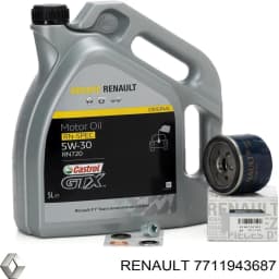7711943687 RENAULT Aceite de motor original y equivalente