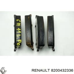 8200432336 RENAULT Pastillas de freno delanteras original y equivalente