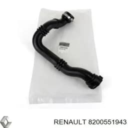 8200551943 RENAULT Tubo flexible de aire de sobrealimentación derecho original y equivalente