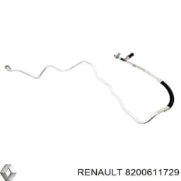 8200611729 RENAULT Tubería de baja / alta presión, aire acondicionado, de condensador a evaporador original y equivalente