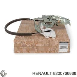 8200766888 RENAULT Cerradura de puerta de batientes, trasera derecha original y equivalente