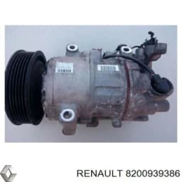 8200939386 RENAULT Compresor de aire acondicionado original y equivalente