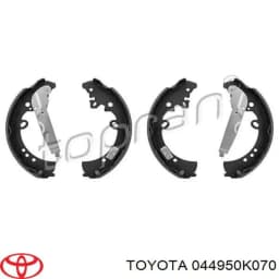 044950K070 TOYOTA Zapatas de frenos de tambor traseras original y equivalente