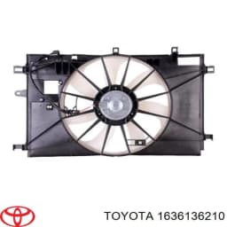 1636136210 TOYOTA Rodete ventilador, refrigeración de motor derecho original y equivalente