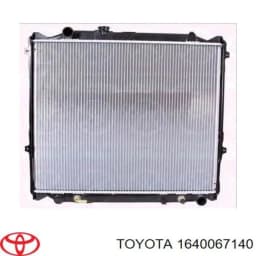 1640067140 TOYOTA Radiador original y equivalente