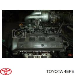 4EFE TOYOTA Motor completo original y equivalente