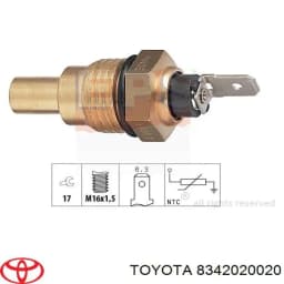 8342020020 TOYOTA Sensor de temperatura original y equivalente