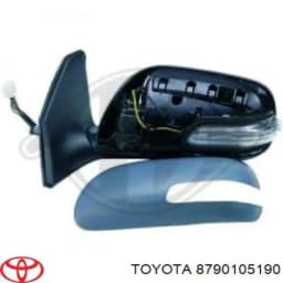 8790105190 TOYOTA Espejo de retrovisor derecho original y equivalente