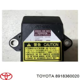 8918360020 TOYOTA Sensor de Aceleracion lateral (esp) original y equivalente