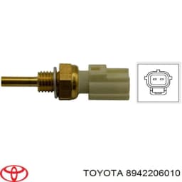 8942206010 TOYOTA Sensor de temperatura del refrigerante, salpicadero original y equivalente