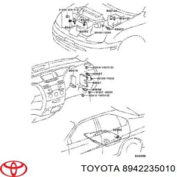 8942235010 TOYOTA Sensor de temperatura original y equivalente