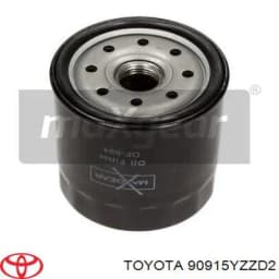 90915YZZD2 TOYOTA Filtro de aceite original y equivalente