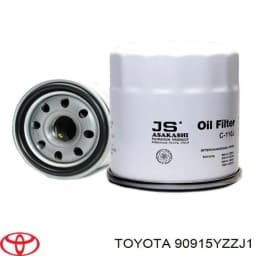 90915YZZJ1 TOYOTA Filtro de aceite original y equivalente