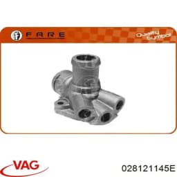 028121145E VAG Brida del sistema de refrigeración (triple) original y equivalente