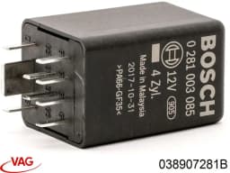 038907281B VAG Relé de los calentadores original y equivalente