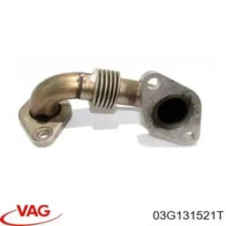 03G131521T VAG Manguera radiador EGR, línea de retorno original y equivalente