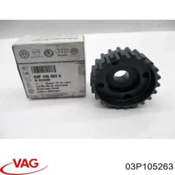 03P105263 VAG Rueda dentada, cigüeñal original y equivalente