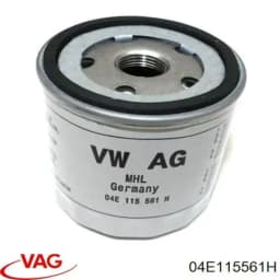 04E115561H VAG Filtro de aceite original y equivalente