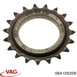 06A105209 VAG Rueda dentada, cigüeñal original y equivalente