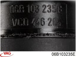 06B103235E VAG Válvula ventilación cárter original y equivalente