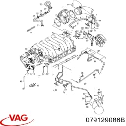 79129086 VAG Elemento de ajuste, mariposa original y equivalente