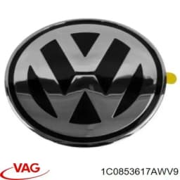 1C0853617AWV9 VAG Emblema de capó original y equivalente